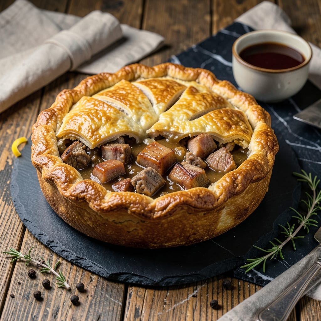 Comprehensive Hot Water Crust Meat Pie Recipe: Flaky Pastry With Rich, Savory Filling visual reference