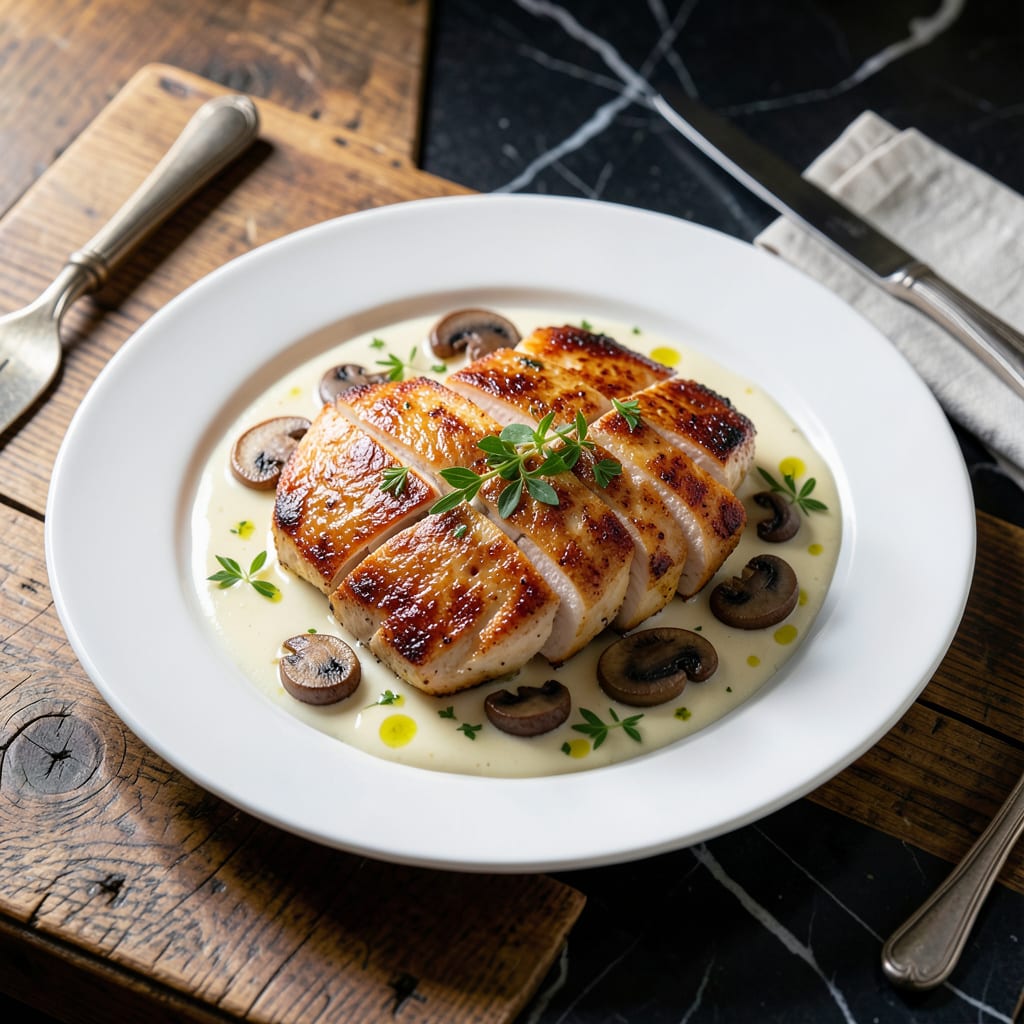 Comprehensive Hudson House French Chicken Recipe: Bistro Style Cream Sauce With Herbed Crust visual reference