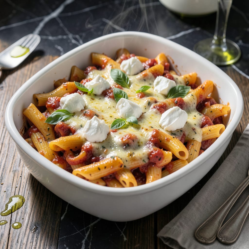 Complete ina garten baked ziti recipe overview image