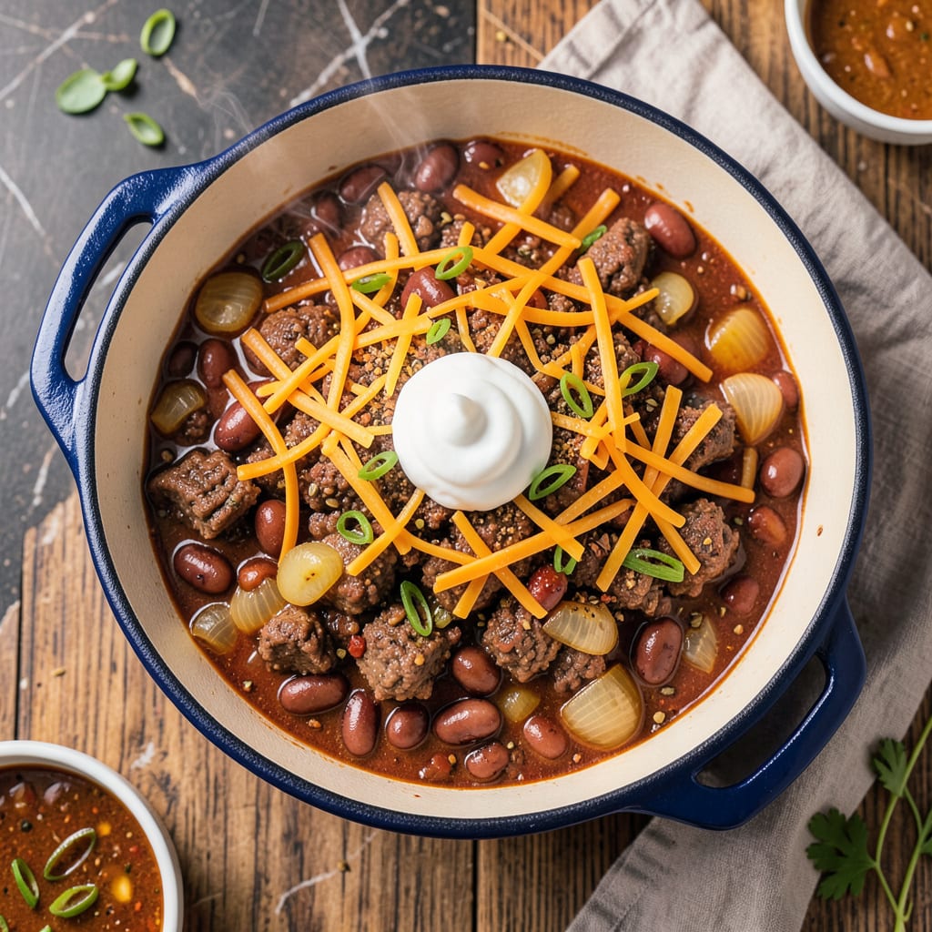 Ina Garten's Chili Recipe: Smoky Depth With a Barefoot Contessa Touch example with annotations