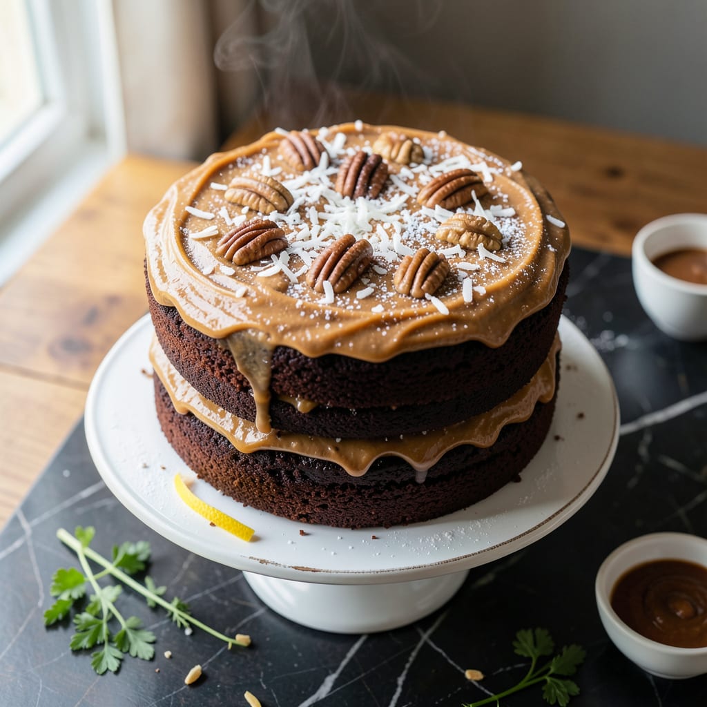 Comprehensive Ina Garten's German Chocolate Cake Recipe: Decadent Coconut Pecan Layers visual reference