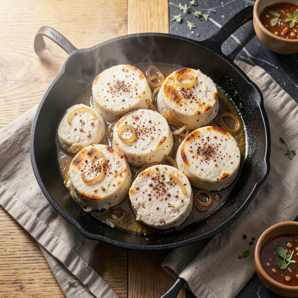 Visual representation of Irish White Pudding Recipe: Traditional Breakfast With Spiced Comfort