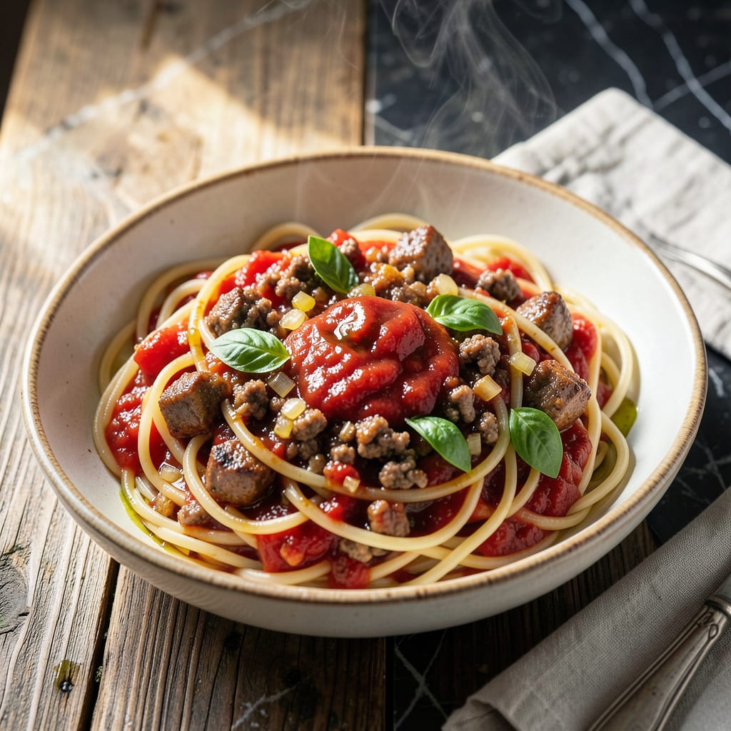 Italian Sausage Spaghetti Sauce Recipe: Rich Tomato Base With Herbal Depth detailed visual guide