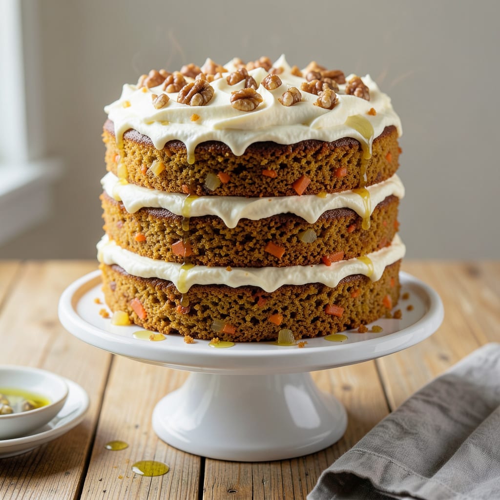 jack stack carrot cake recipe illustration with key details