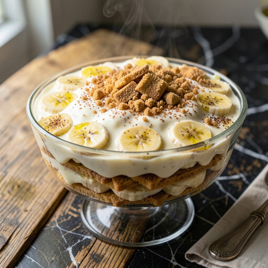 Jackson Vanilla Wafers Banana Pudding Recipe: Layers of Southern Creaminess illustration with key details
