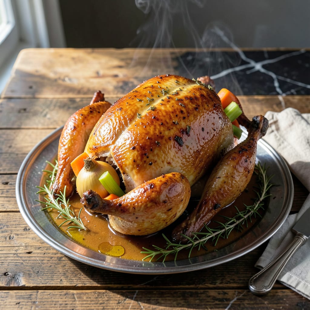Visual representation of Jacques Pepin's Turkey Recipe: Classic French Holiday Mastery