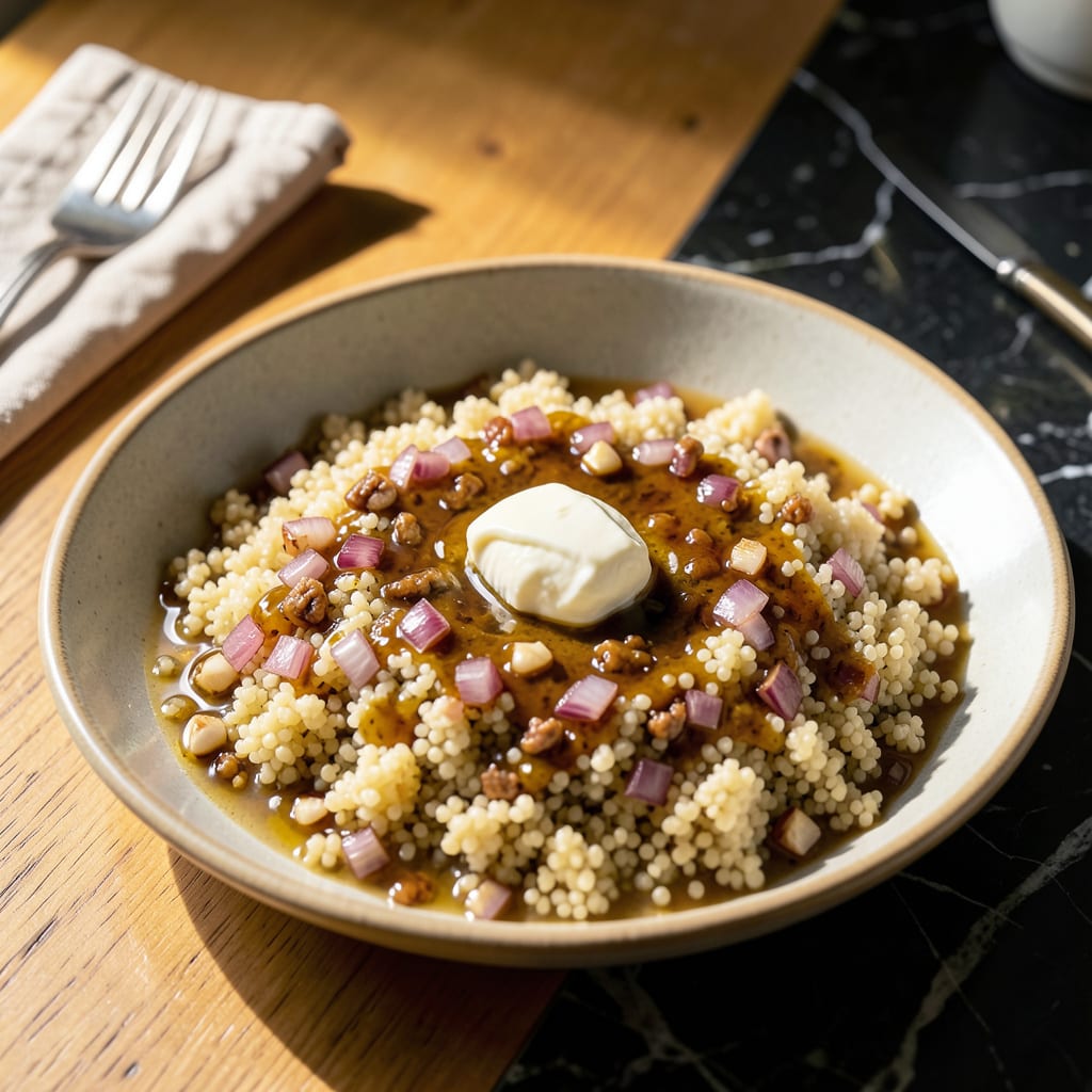 Jamie Oliver's Couscous Recipe: Fluffy Pearl Perfection in Minutes detailed visual guide