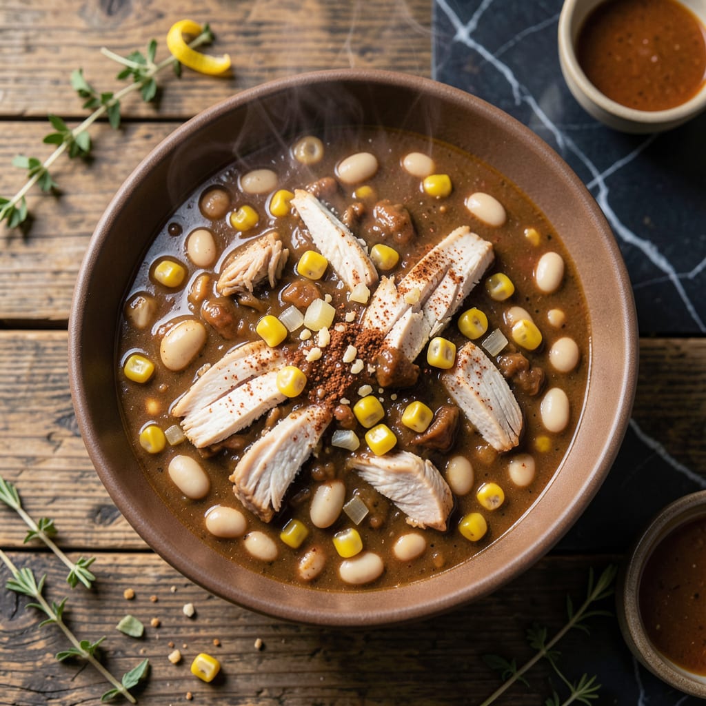 Complete Jason's Deli Chicken Chili Recipe: Hearty White Bean and Corn Delight overview image