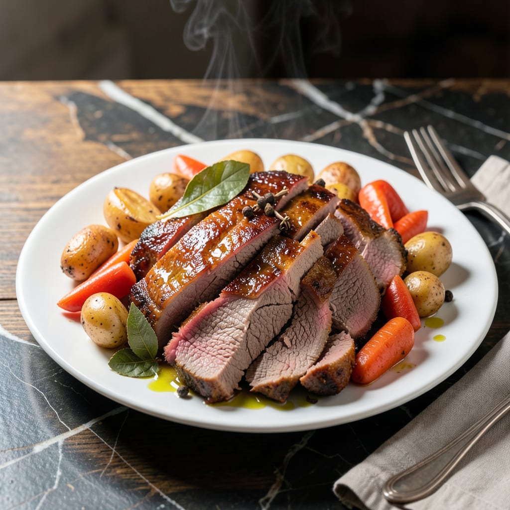 Jewish Deli Corned Beef Recipe: Slow Cured and Sliced Thin for Classic Sandwiches detailed visual guide