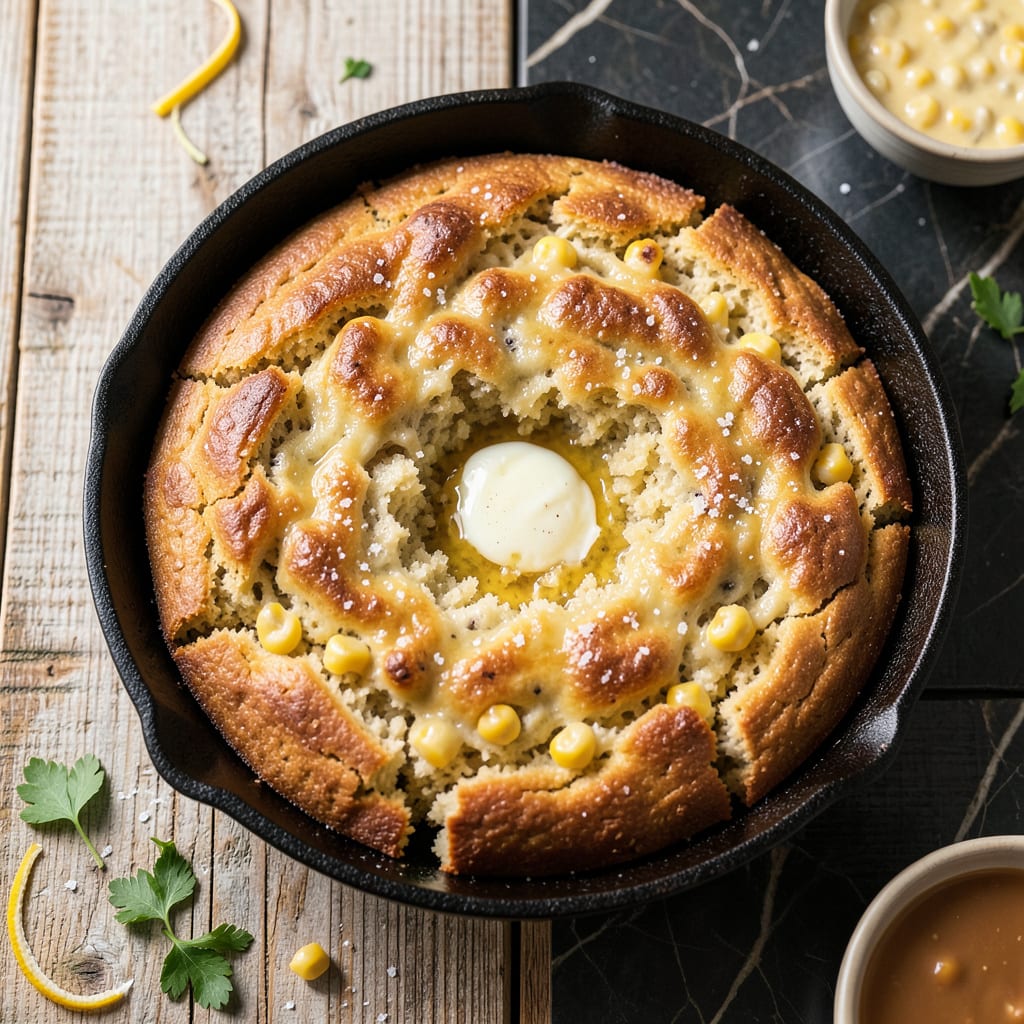 Jiffy Cornbread Recipe With Creamed Corn: Ultra Moist Crumb With Sweet Kernel Bursts example with annotations