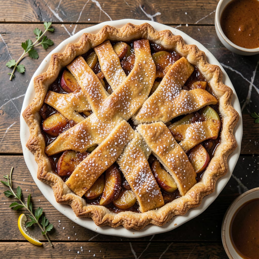 Comprehensive Joanna Gaines' Apple Pie Recipe: Buttery Lattice With Cinnamon Spiced Filling visual reference