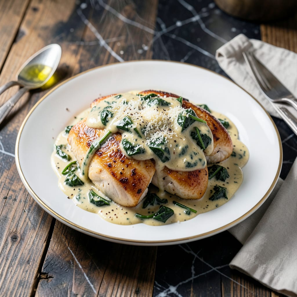 Complete joanna gaines chicken florentine recipe overview image