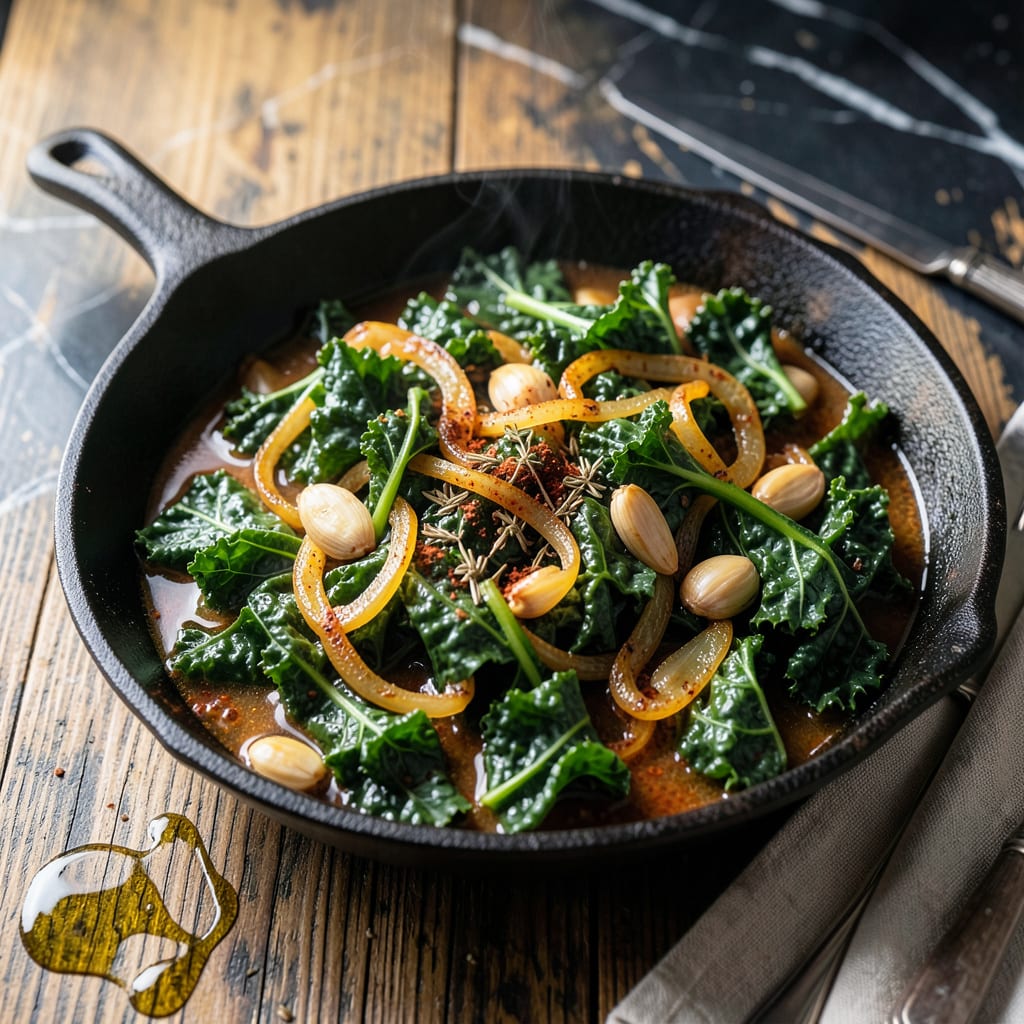 Kale Greens Recipe Southern: Slow Cooked With Smoky Ham Hocks detailed visual guide