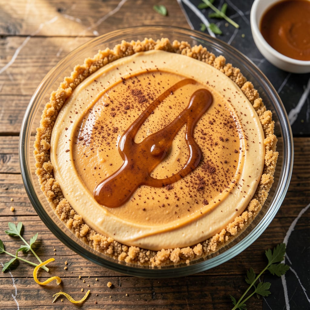 Keebler Pumpkin Cheesecake Recipe: Spiced Cream Cheese Swirl Delight example with annotations