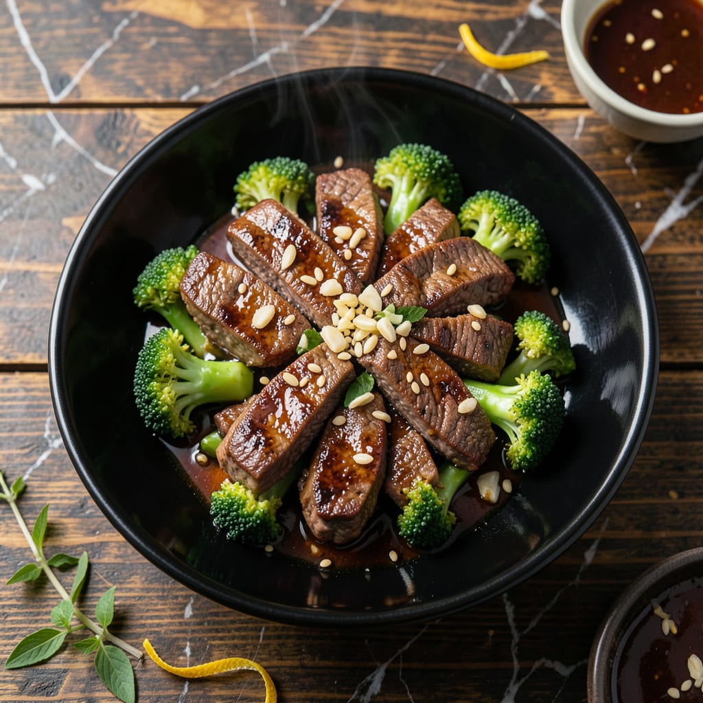 Complete Kikkoman Beef and Broccoli Recipe: Stir Fry with Savory Soy Glaze overview image