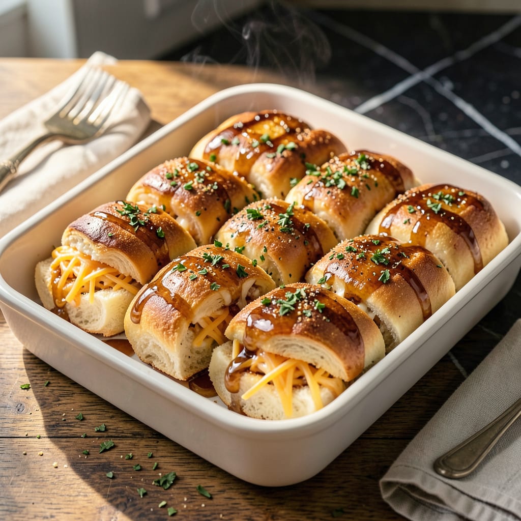 Visual representation of King's Hawaiian Rolls Recipe Ideas: Sweet and Fluffy Dinner Accompaniments