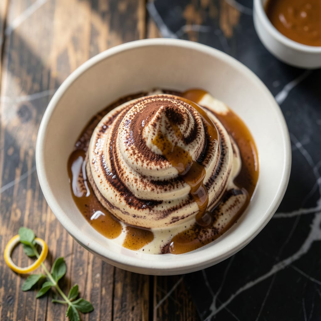 kitchenaid coffee ice cream recipe illustration with key details
