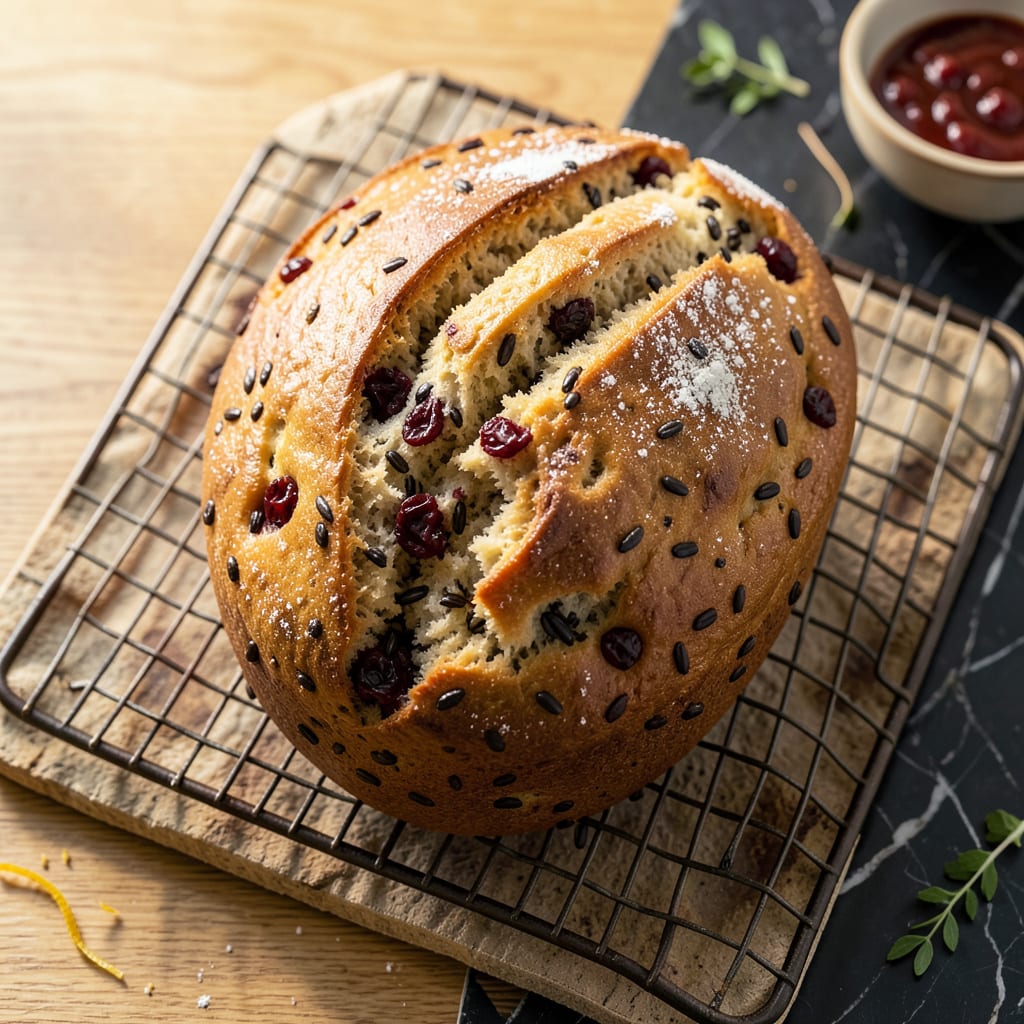 Kwik Trip Cranberry Wild Rice Bread Recipe: Bakery Style Loaf With Tart Sweet Swirls detailed visual guide