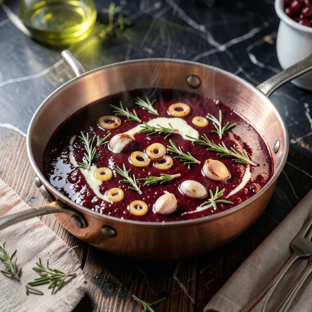 Visual representation of Lamb Sauce Gordon Ramsay Recipe: Rich Red Wine Reduction for Perfect Pairings