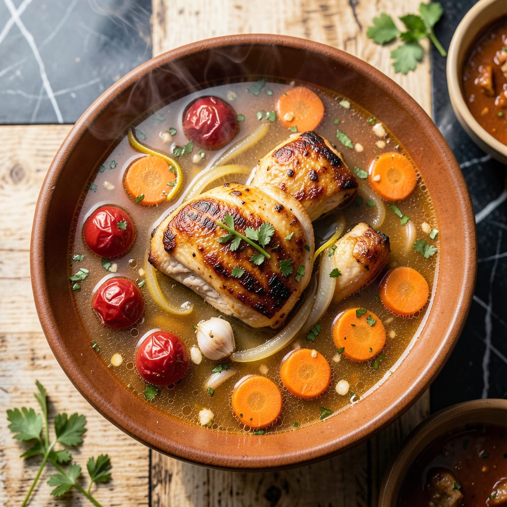 Complete las palapas chicken soup recipe overview image