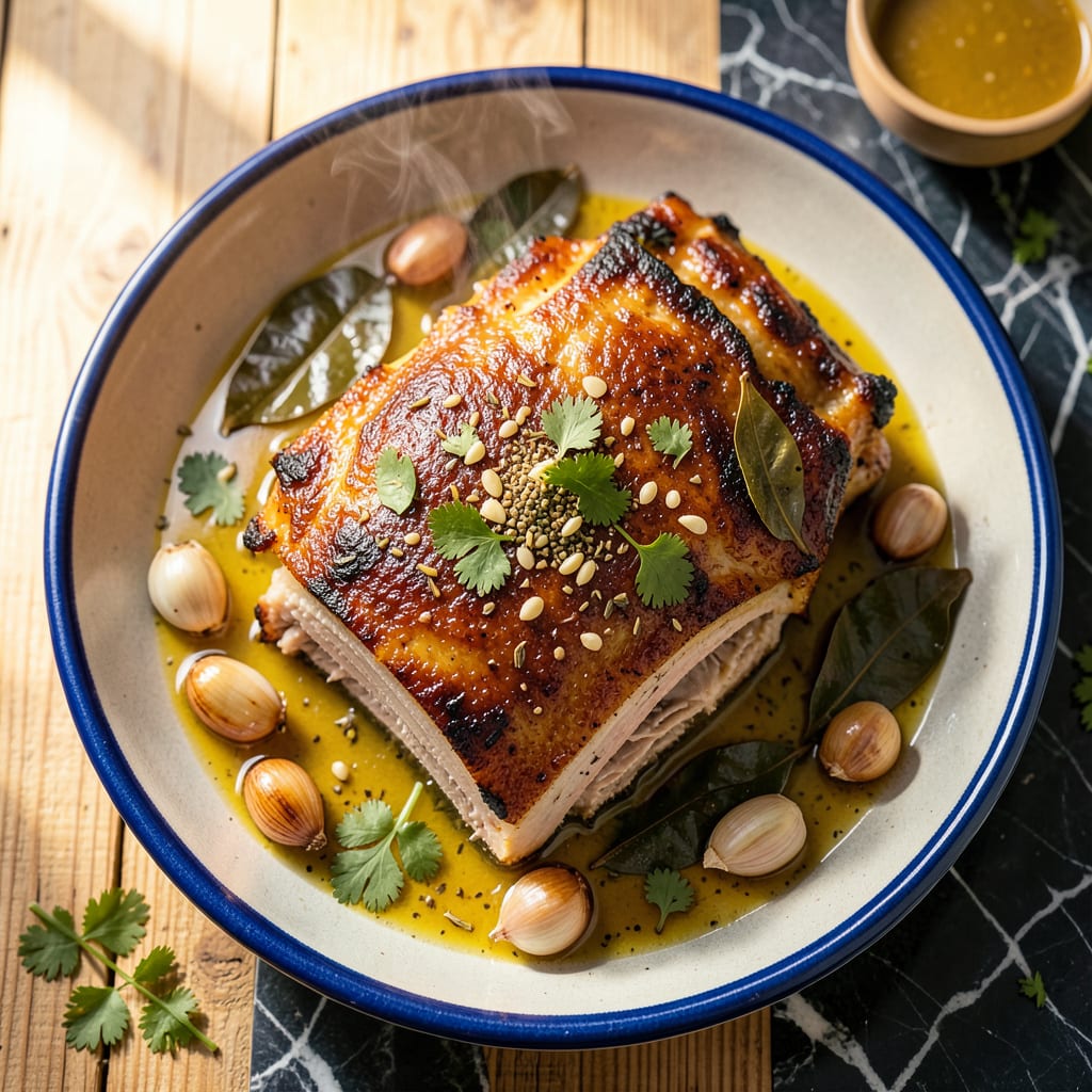 Lechon Asado Cuban Recipe: Slow Roasted Pork with Garlic Citrus Marinade detailed visual guide