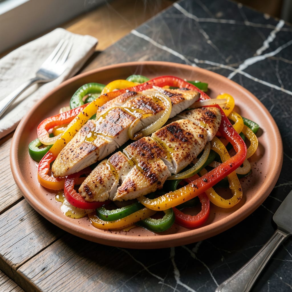 Leftover Chicken Fajita Recipe: Sizzling Skillet Revival in Minutes illustration with key details