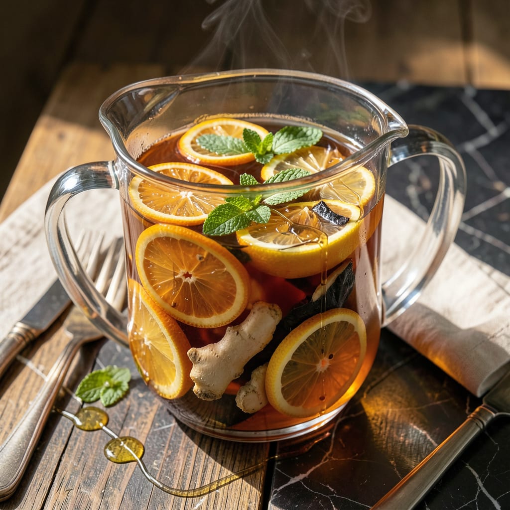Complete legends fruit tea recipe overview image
