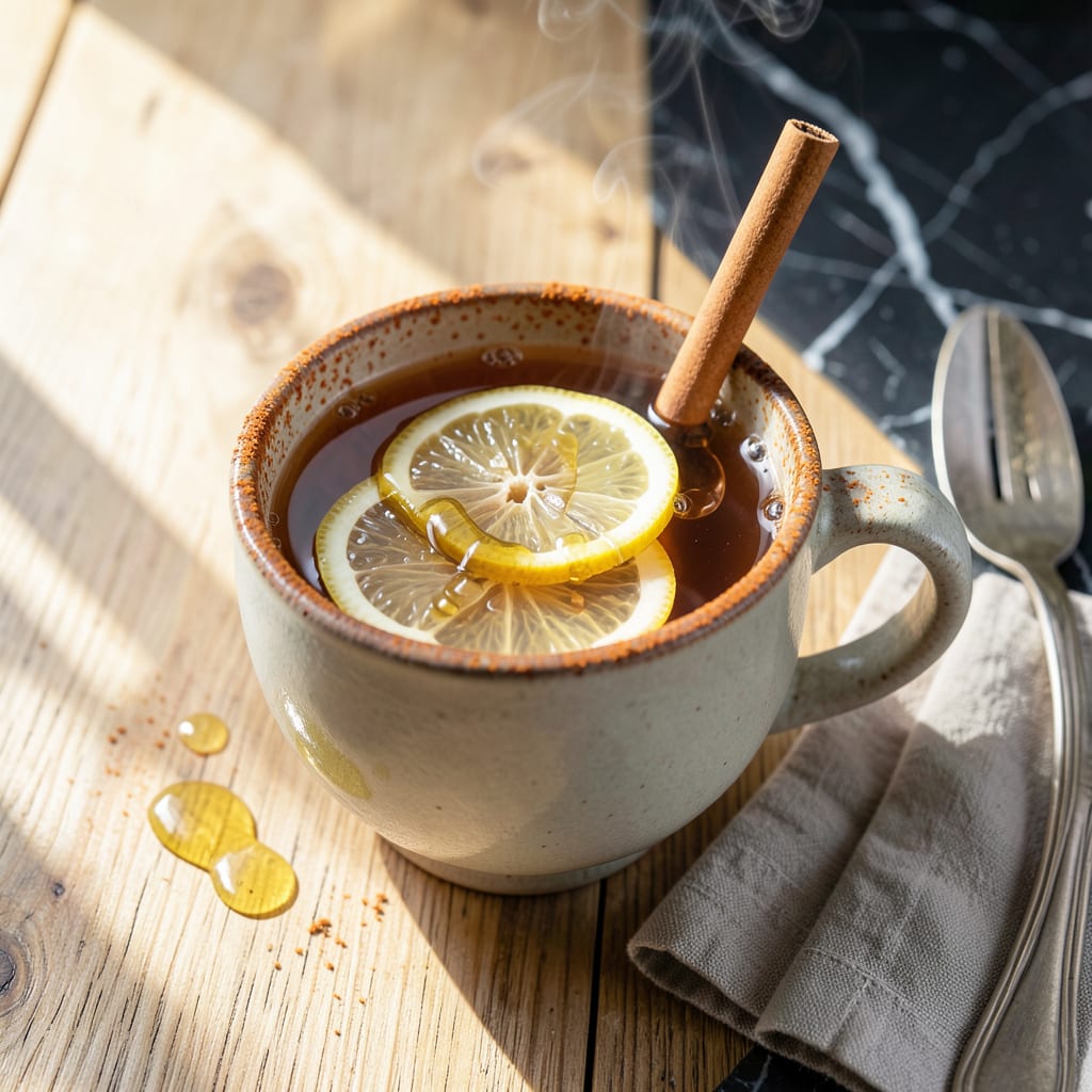 Complete Lemon Ginger Cinnamon Tea Recipe for Weight Loss: Metabolism Boosting Morning Brew overview image