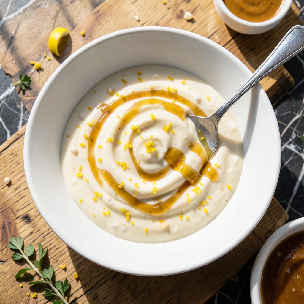 Complete Lemon Mayonnaise Salad Dressing Recipe: Zesty Creamy Emulsion for Fresh Greens overview image
