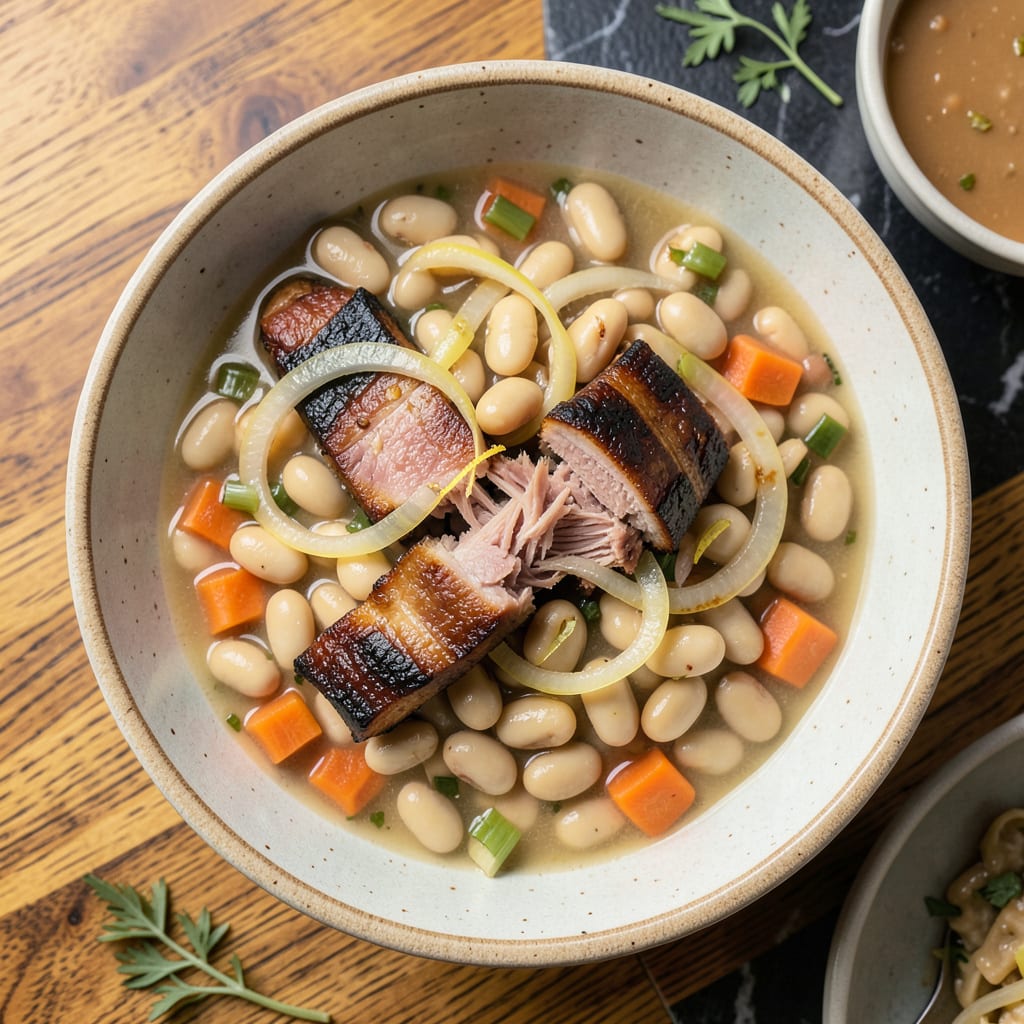 Lima Bean and Ham Recipe: Hearty Comfort in Every Bite example with annotations