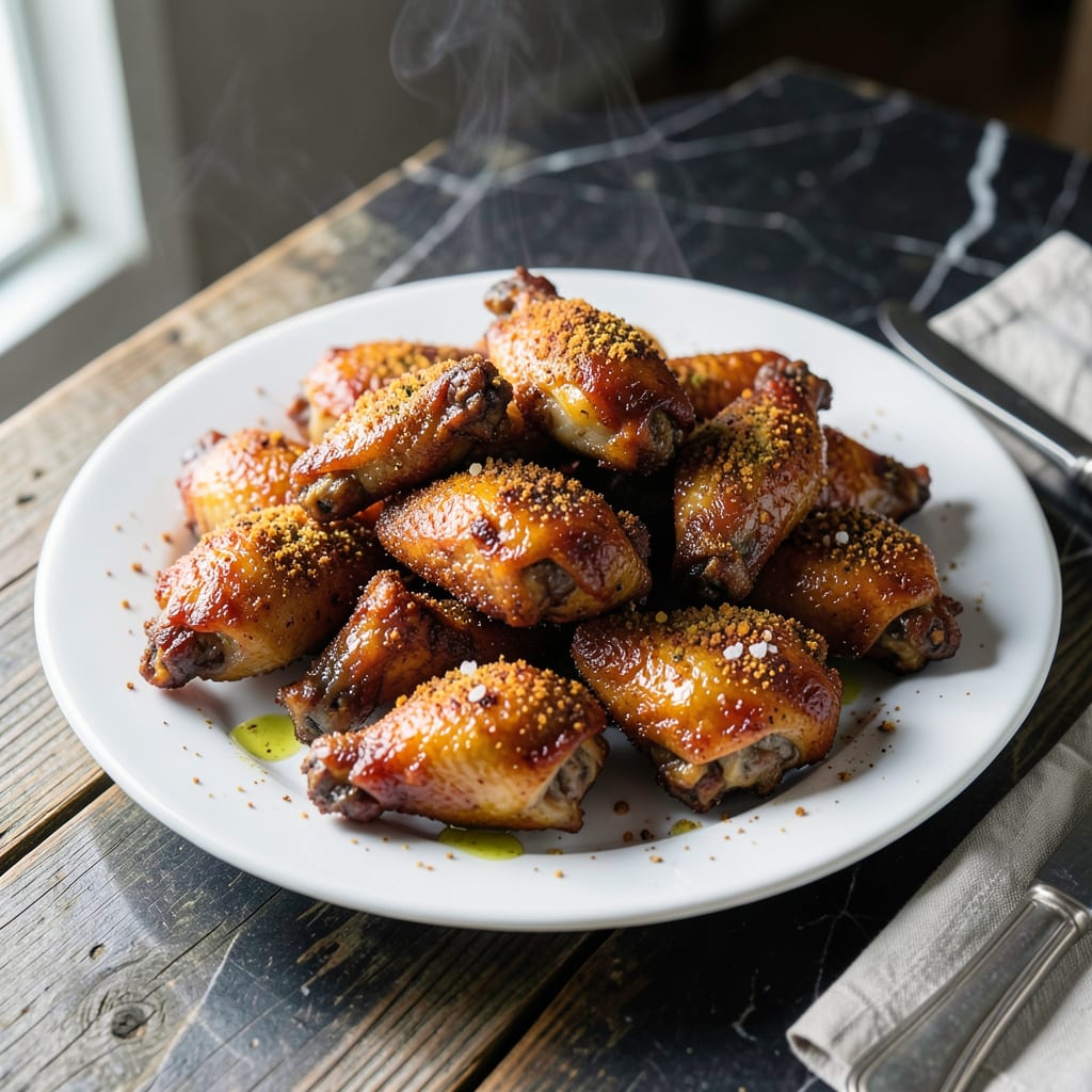 Little Caesars Oven Roasted Wings Recipe: Crispy Copycat Flavor at Home illustration with key details