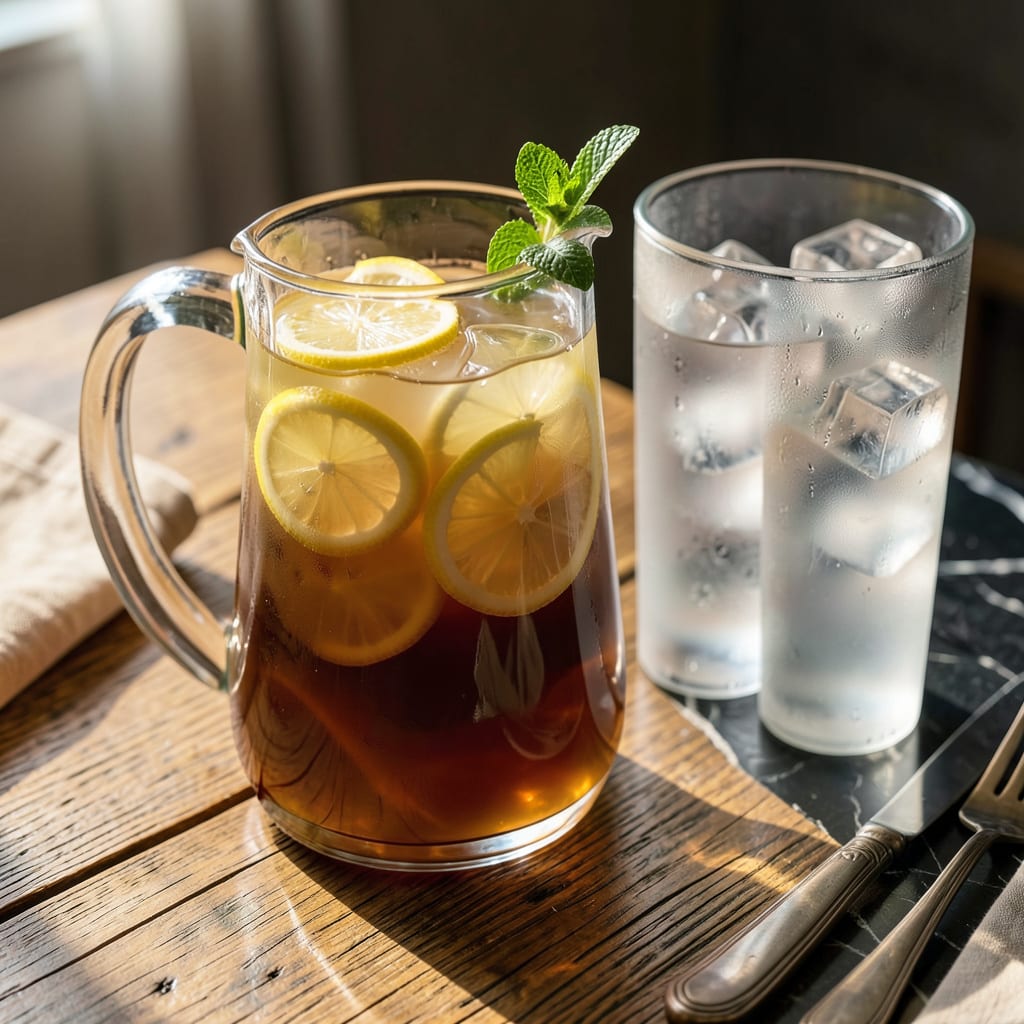 Long Island Iced Tea Recipe Pitcher: Party Ready Cocktail in Minutes illustration with key details