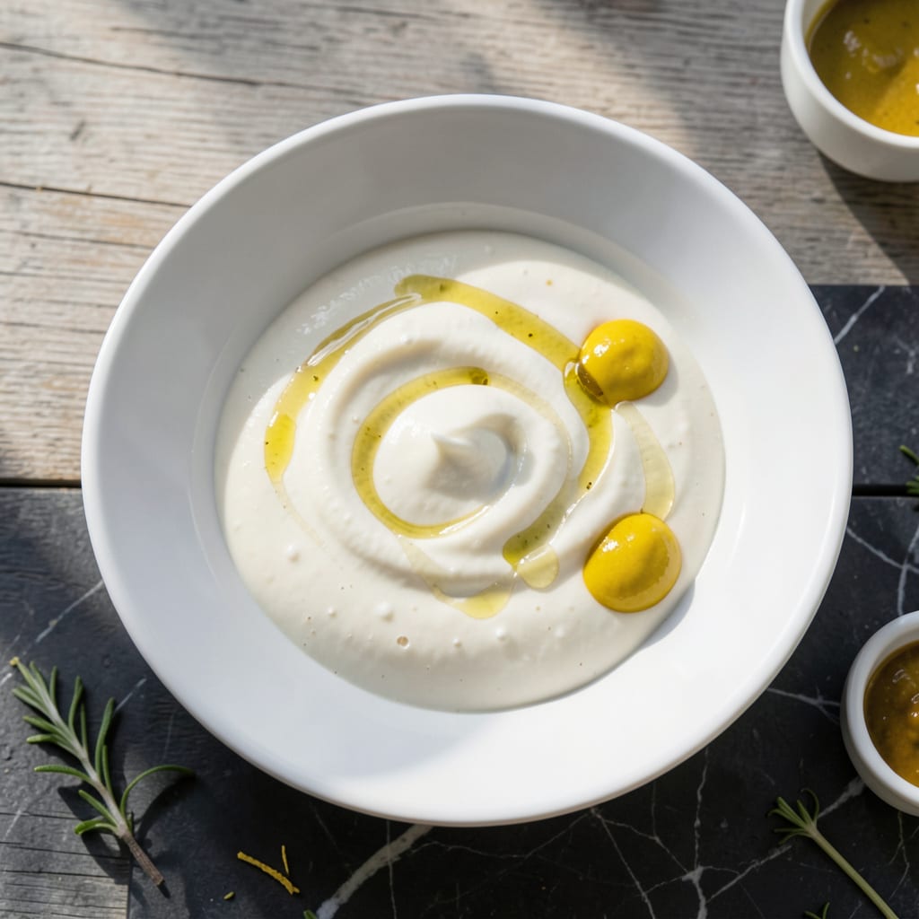 low fat mayonnaise recipe example with annotations