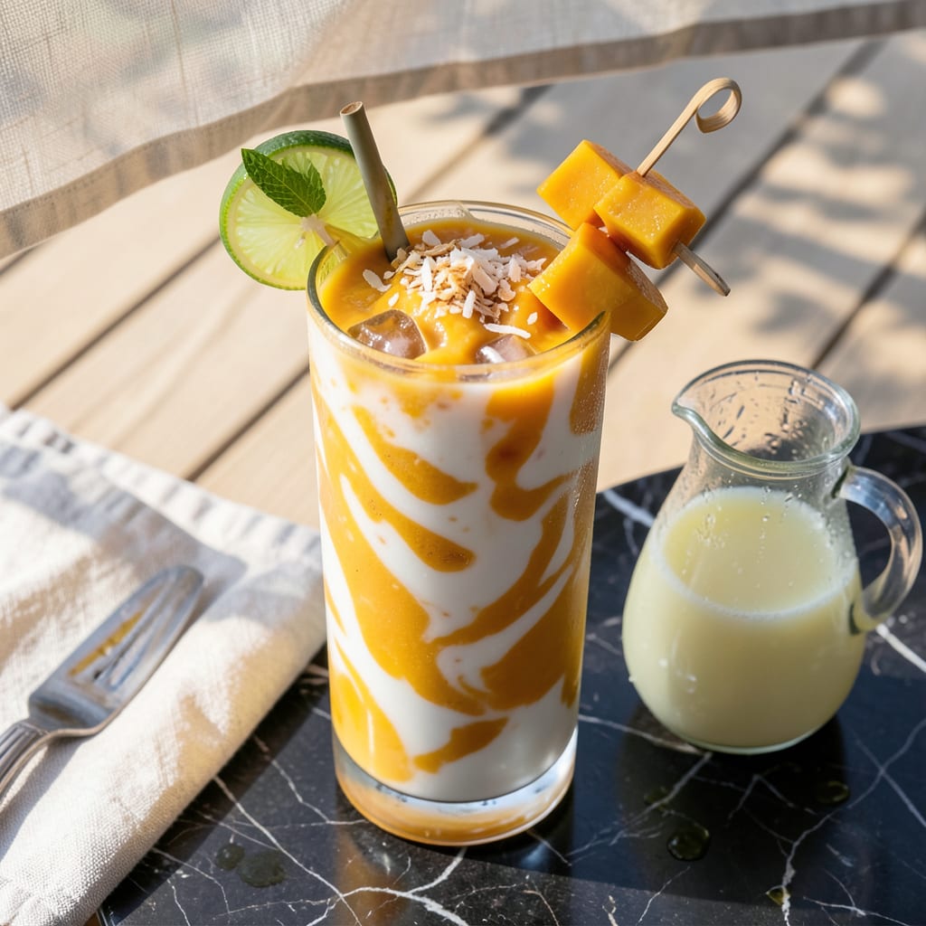 Complete Mango Meltdown Drink Recipe: Tropical Refreshment in a Glass overview image