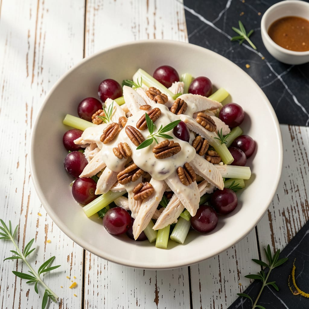 Mariano's Chicken Salad Recipe: Creamy Herb Infused Delight example with annotations