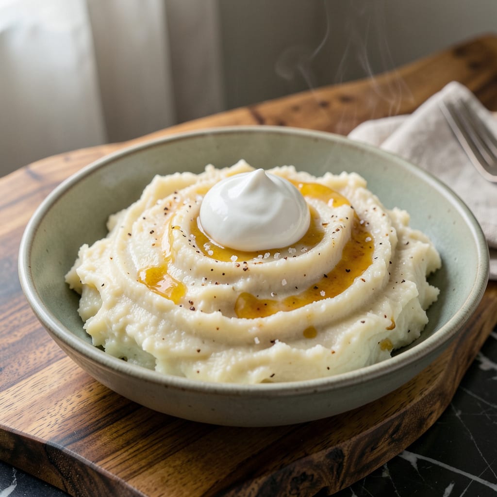 Visual representation of Mashed Potatoes Recipe With Cream Cheese and Sour Cream: Ultra Creamy Comfort in Every Bite