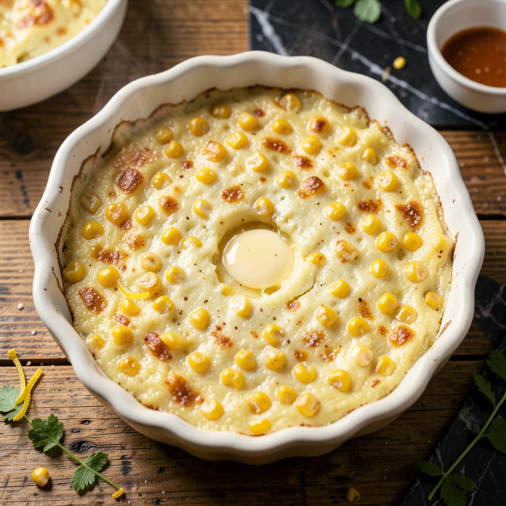 Visual representation of McCormick Corn Pudding Recipe: Creamy, Sweet Side Dish Perfection