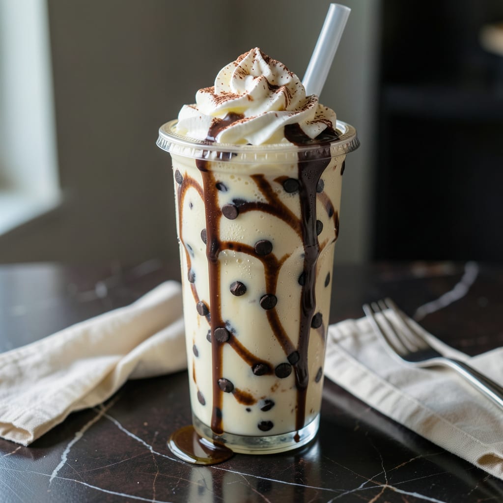Visual representation of McDonald's Chocolate Chip Frappé Recipe: Copycat Café Style Blended Delight