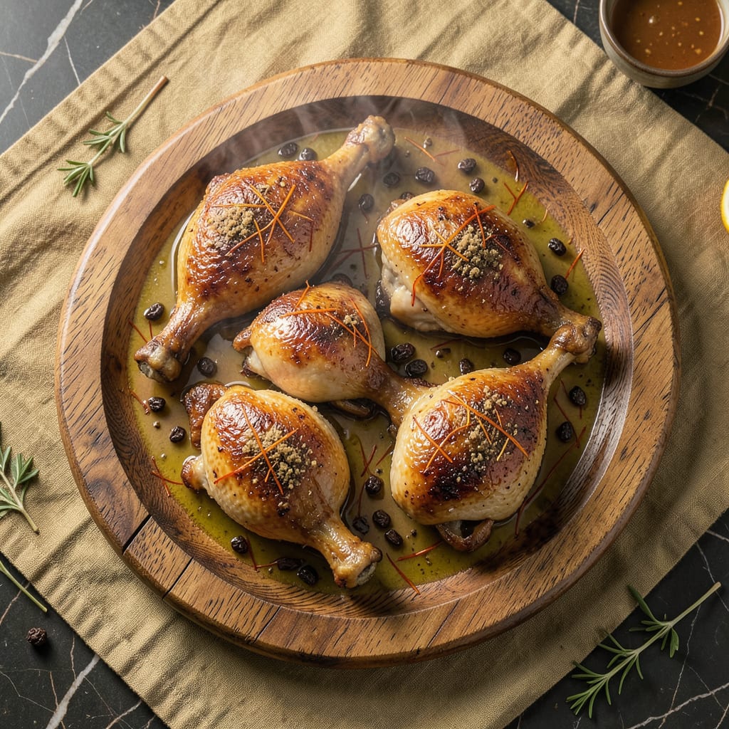 Complete Medieval Chicken Recipe: Rustic Spices and Slow Cooked Richness overview image