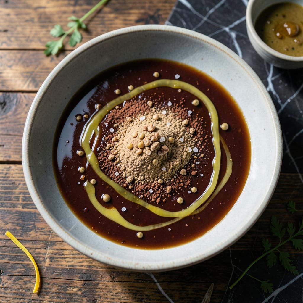 Visual representation of Mellow Mushroom Balsamic Vinaigrette Recipe: Tangy Umami Dressing for Salads