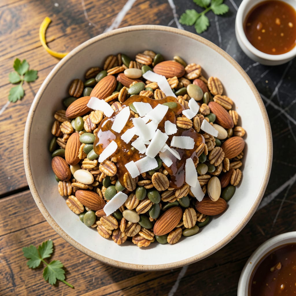 Mendocino Farms Superfood Krunchies Recipe: Crunchy Seed and Nut Cluster Magic