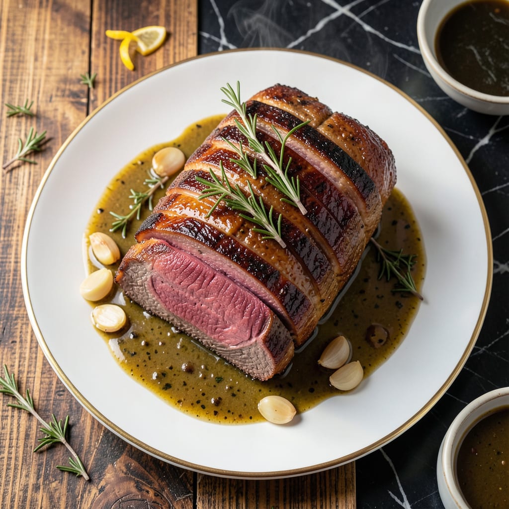 Million Dollar Roast Beef Tenderloin Recipe: Melt in Your Mouth Holiday Splurge example with annotations