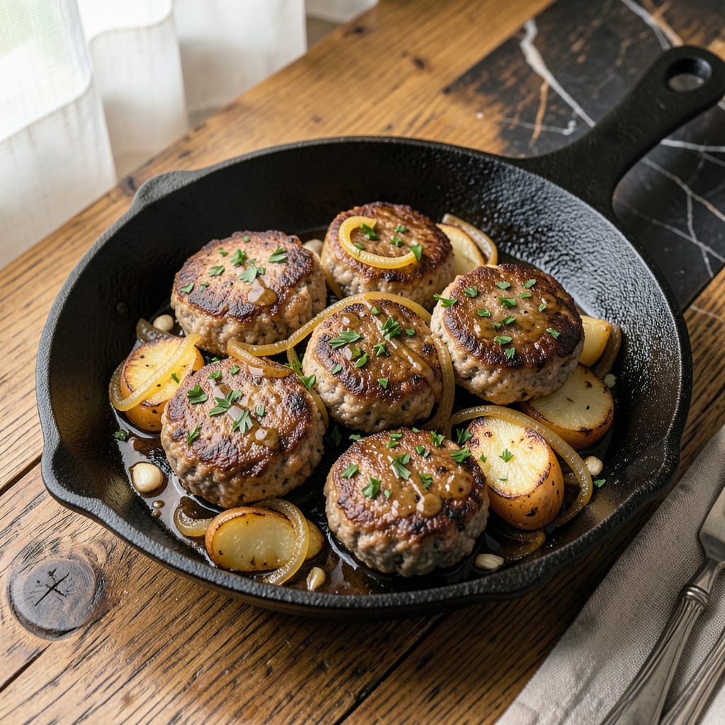 Minnesota Potato Sausage Recipe: Hearty Scandinavian Comfort with Crispy Edges illustration with key details