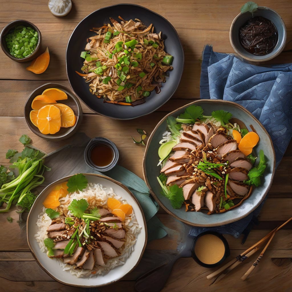 Visual representation of Moo Shu Pork HelloFresh Recipe: Restaurant Style Wraps in 30 Minutes