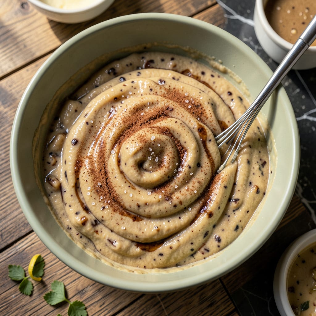 Visual representation of Mrs Fields Banana Bread Recipe: Overripe Banana Magic With Cinnamon Swirl