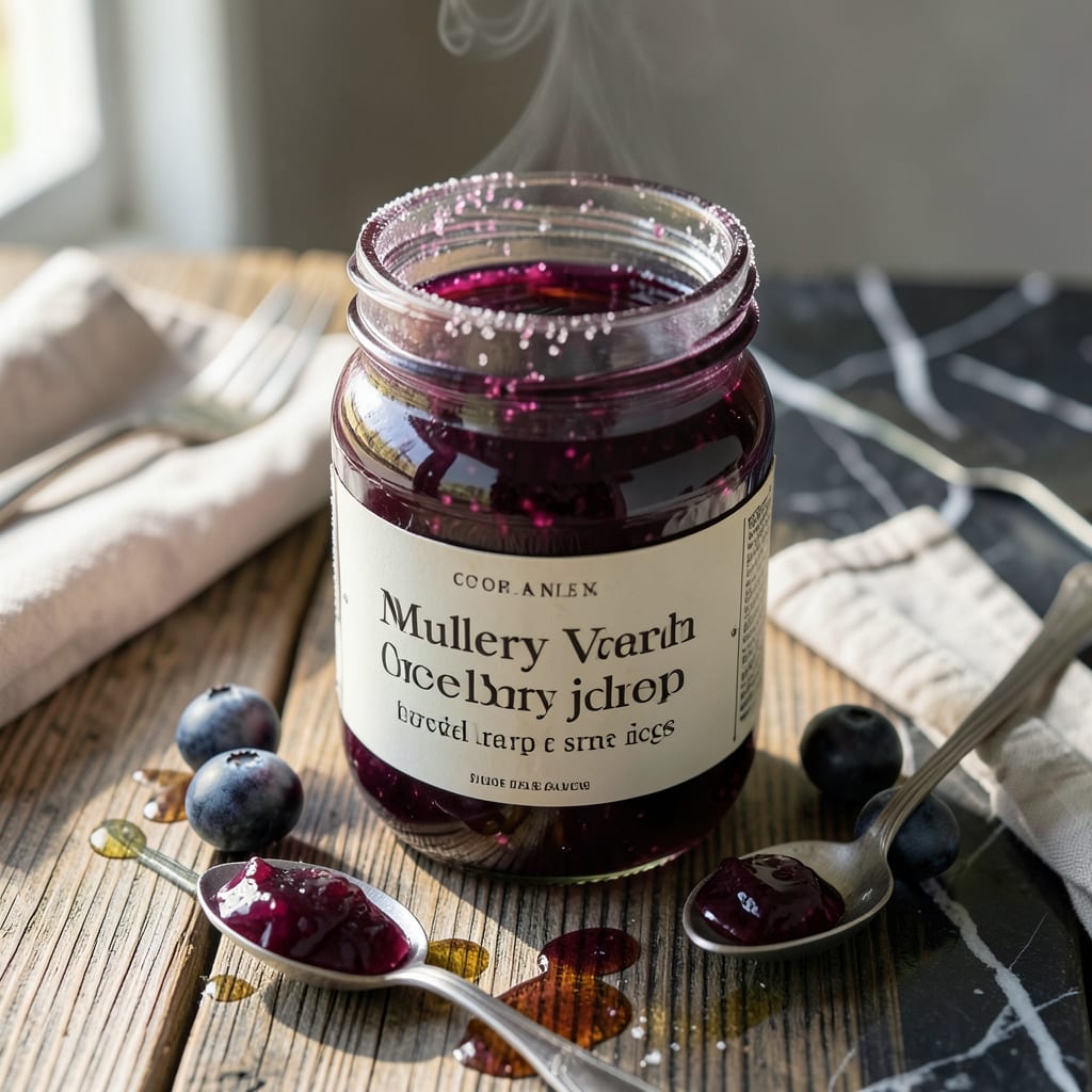 Mulberry Jelly Recipe Sure Jell: Vibrant Spread With Natural Sweetness example with annotations