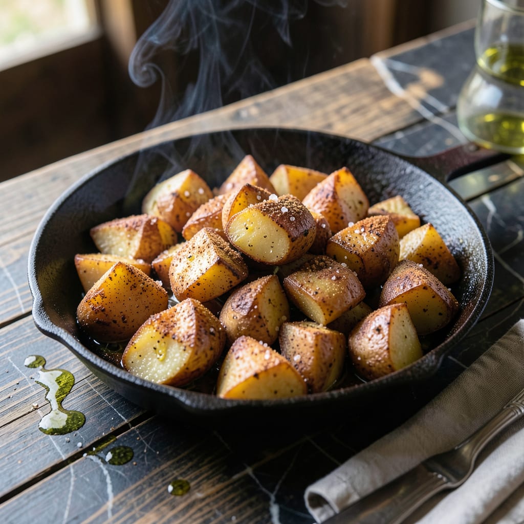 Nelson's Pit Potatoes Recipe: Smoky Campfire Style Goodness illustration with key details