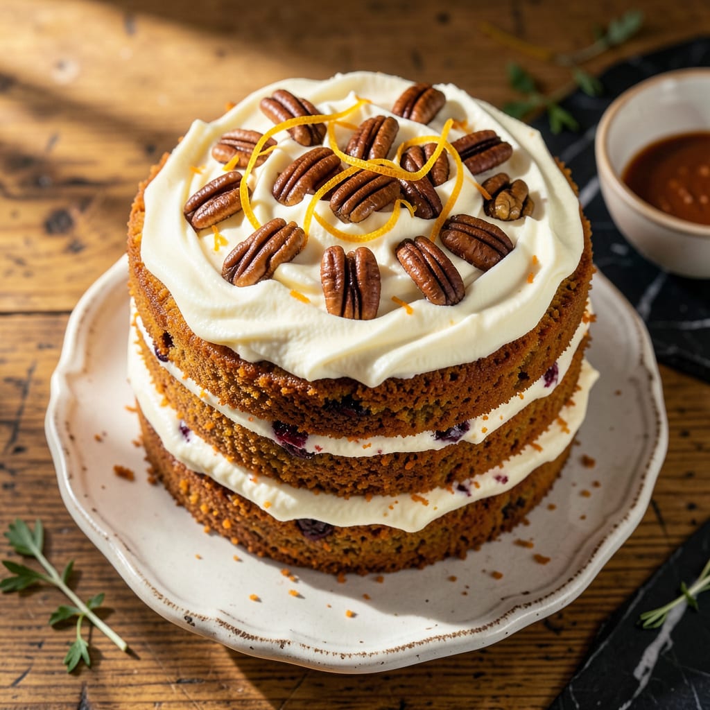 Nemo's Carrot Cake Recipe: Moist Layers With Cream Cheese Bliss illustration with key details