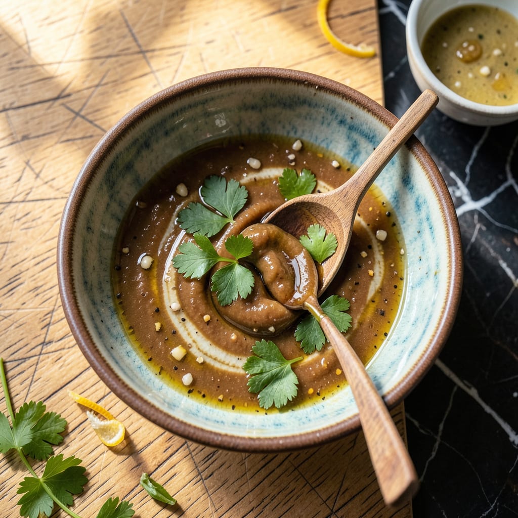 Visual representation of Newbridge Café Salad Dressing Recipe: Tangy Herb Infused Vinaigrette