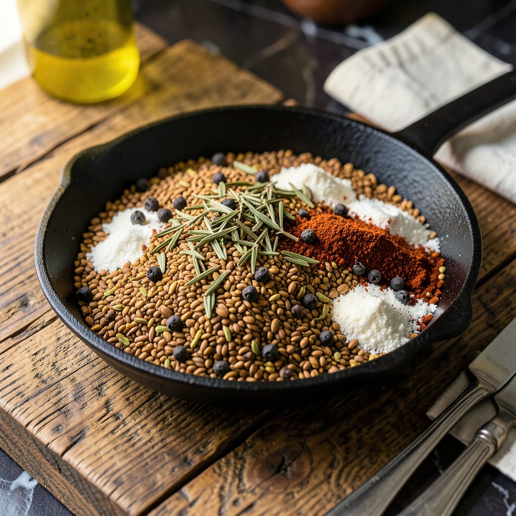 Visual representation of No Salt Cajun Seasoning Recipe: Bold Spice Blend for Any Protein